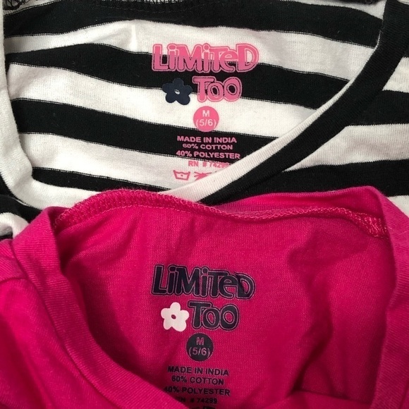 Limited Too 2 pack t-shirts, size 5/6 - Picture 5 of 6